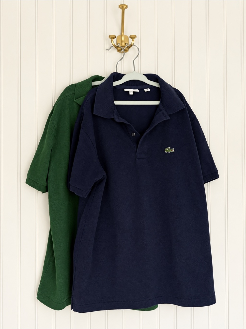 Lacoste Boys Size 16 Polo Shirt Lot Navy Green Classic Crocodile Piqué Cotton